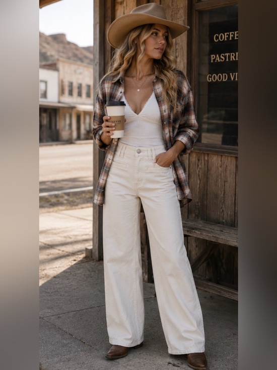 Citizens Of Humanity Denim - New‼️ Citizens Of Humanity - 🤍Marzipan Gaucho Trouser Wide Leg Jeans Off White
